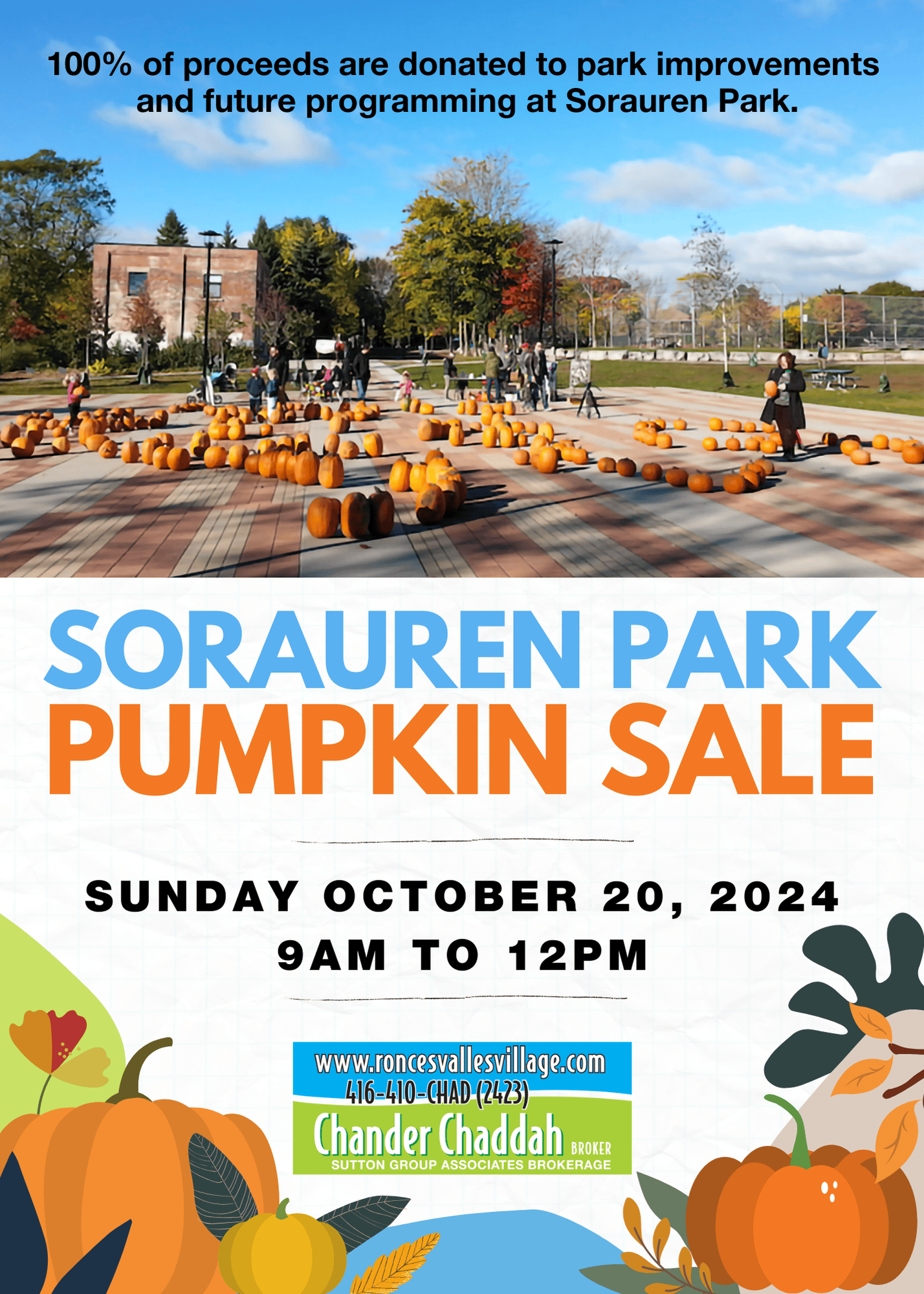 sorauren park pumpkin sale