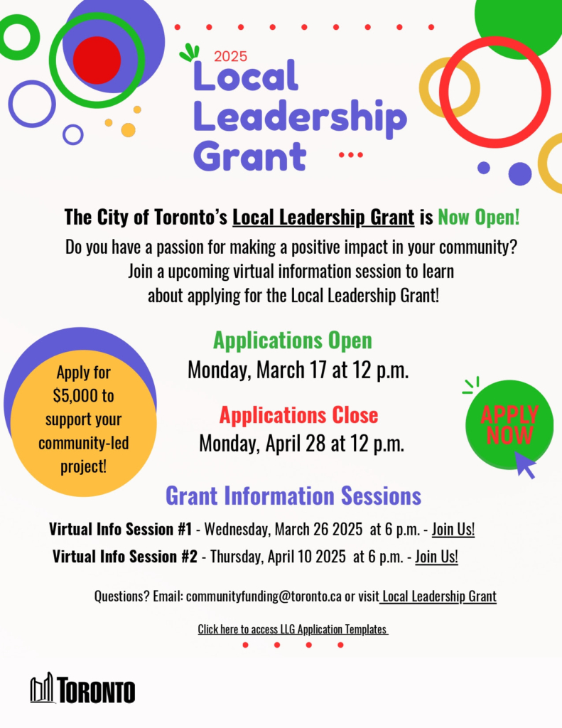 Toronto leadership grant