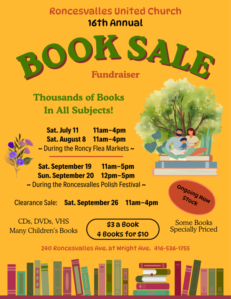 roncesvalles book sale