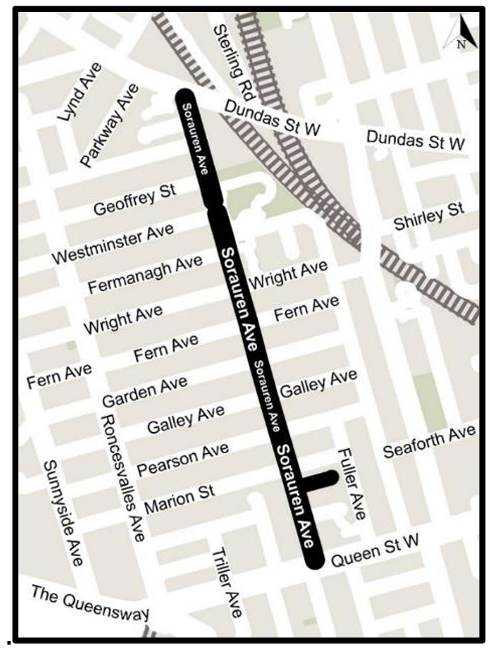 sorauren avenue construction
